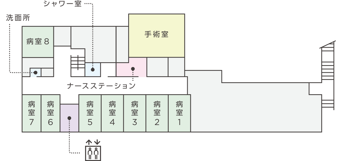 フロアマップ - 1F